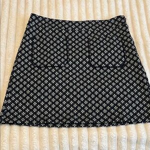 LOFT Mod Print mini skirt with Front Pockets (matching top included)